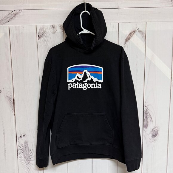 Patagonia Men’s Uprisal Hoody Large Fitz Roy Horizons Graphic EUC - Picture 1 of 10